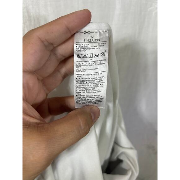 Janie Jack Swim Suit 12 One Piece Yellow Green Pink Floral Ruffle Sleeves - Picture 6 of 6